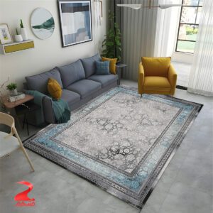 خرید فرش وینتیج حاشیه آبی ۷۰۰ شانه کد ۷۱۹۳
