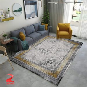 خرید فرش وینتیج حاشیه طلایی ۷۰۰ شانه کد ۷۱۹۶