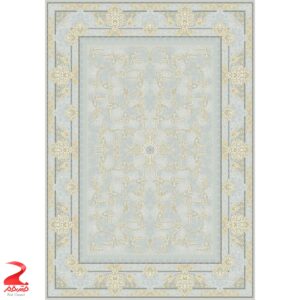 فرش ماشینی کاشان طرح پریزاد صدفی طلاکوب ۷۰۰ شانه 4