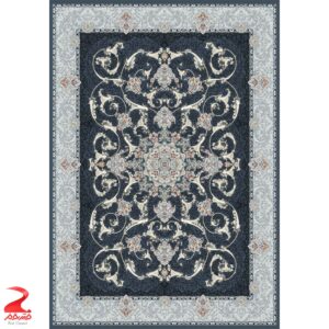 فرش ماشینی کاشان طرح سوگلی دلفینی ۷۰۰ شانه 4