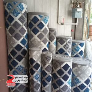کناره گلیم فرش طرح فیروزه فیلی سایز 1.90 در 1.70 متر