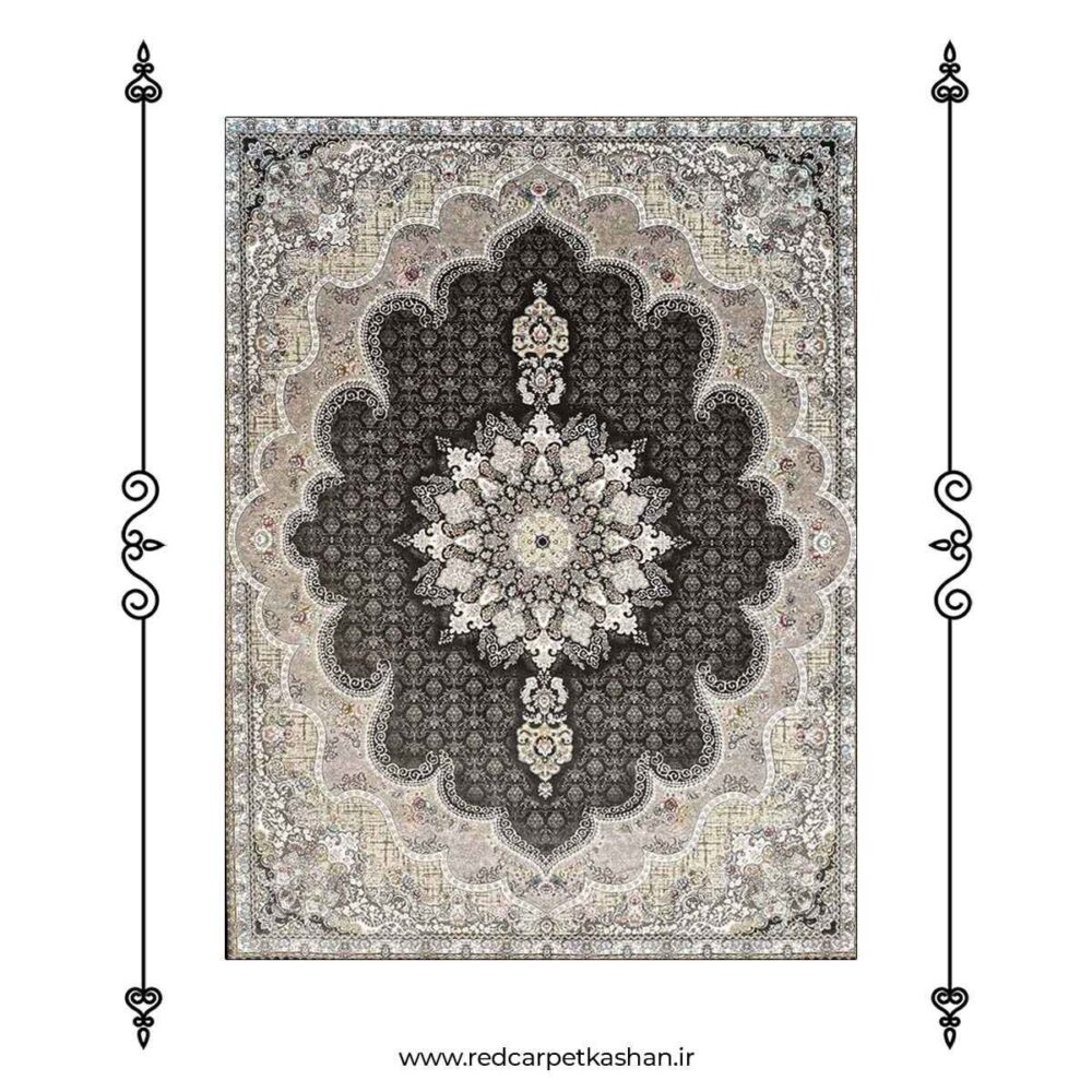 خرید فرش ماشینی 700 شانه طرح گلبرگ کد 7040 - Image 2