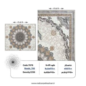 خرید فرش ۷۰۰ شانه طرح بهاره کد ۷۰۷۸ 6